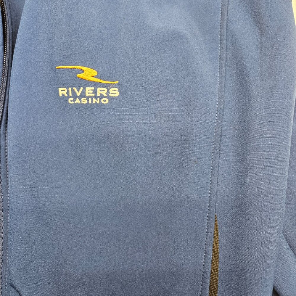 Men’s Port Authority Rivers Casino Zip Up Jacket Size 2XL Lightweight Feel (170) - Picture 12 of 13